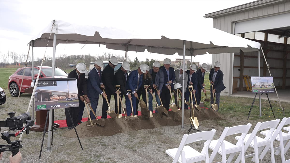 Porsche Cleveland West Avon, Ohio Groundbreaking Ceremony